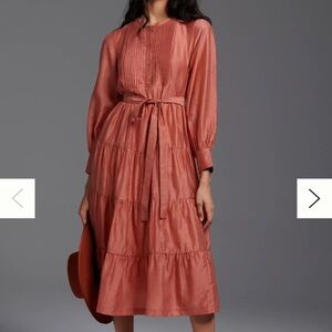 Anthropologie Agosta Tiered Maxi Dress NWOT